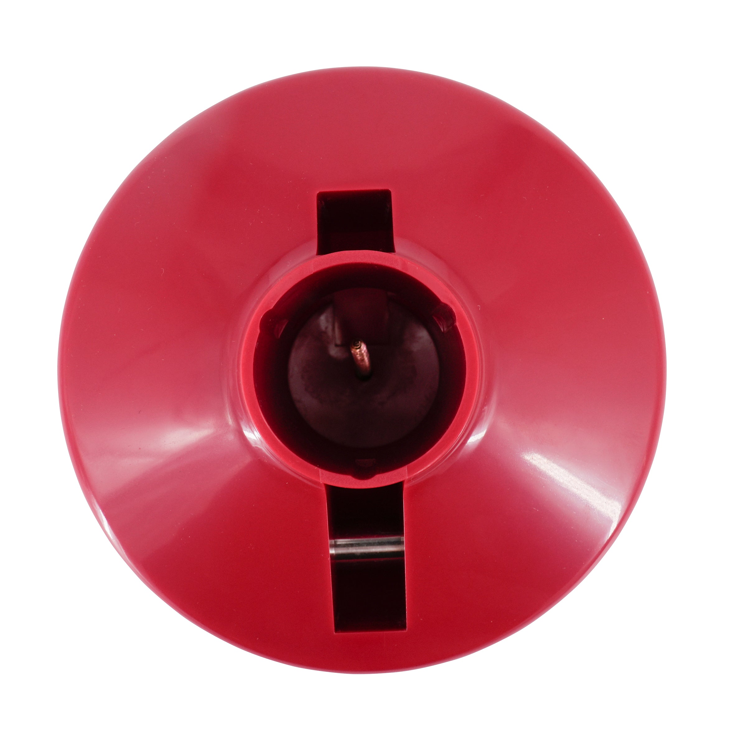Flagknop rød plast Ø16 cm