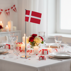 Bordflag dannebrog 42 cm