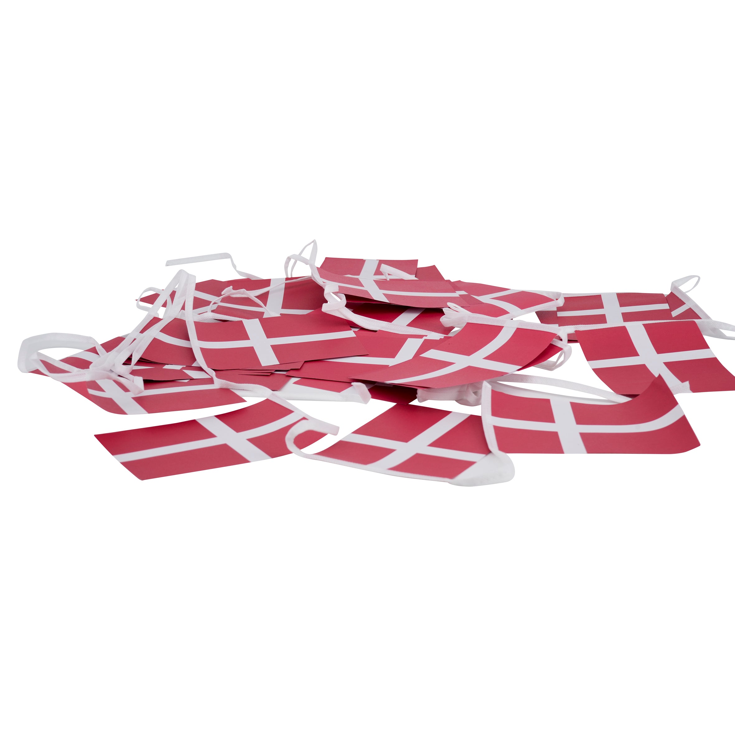 Guirlande m/20 stk. papirflag