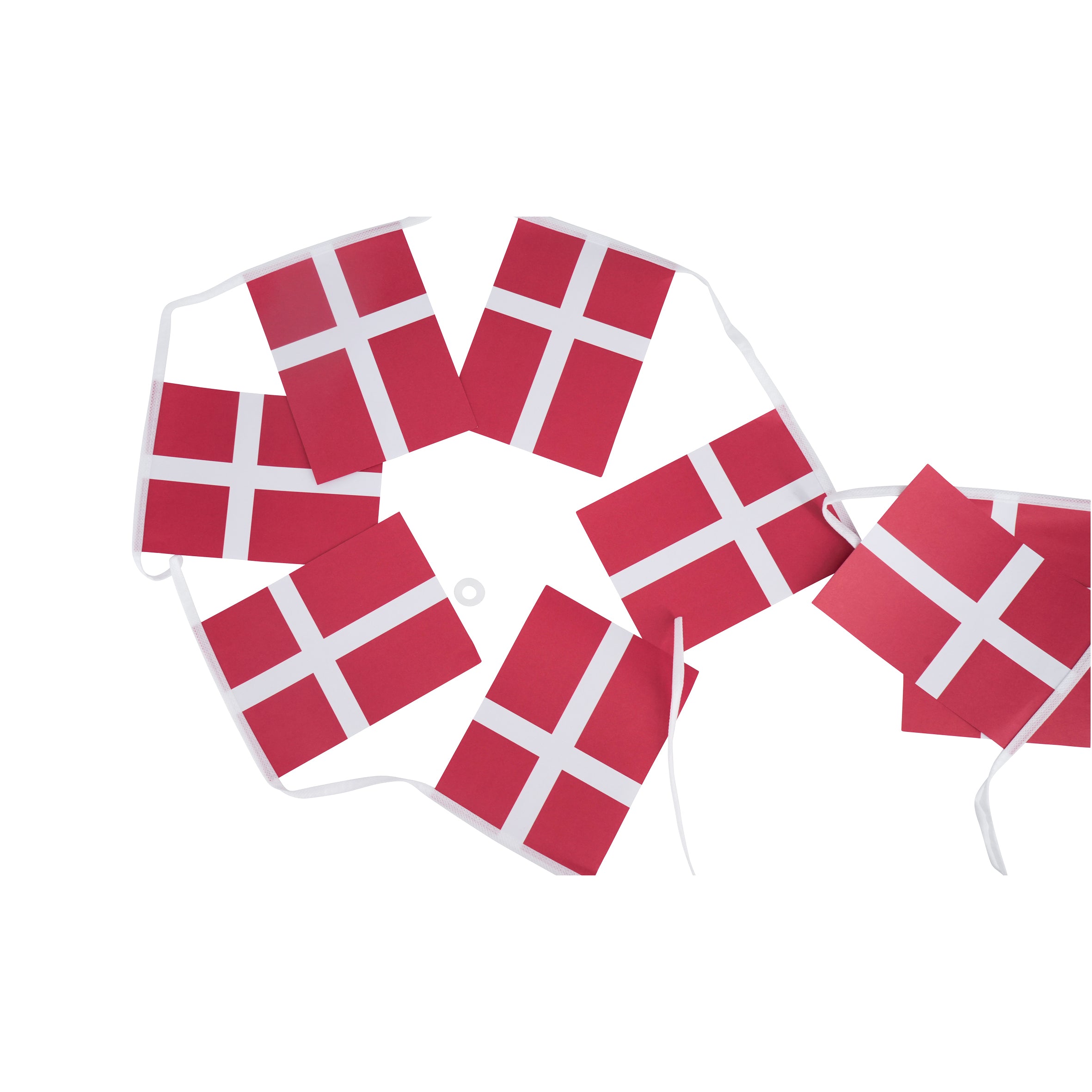 Guirlande m/20 stk. papirflag