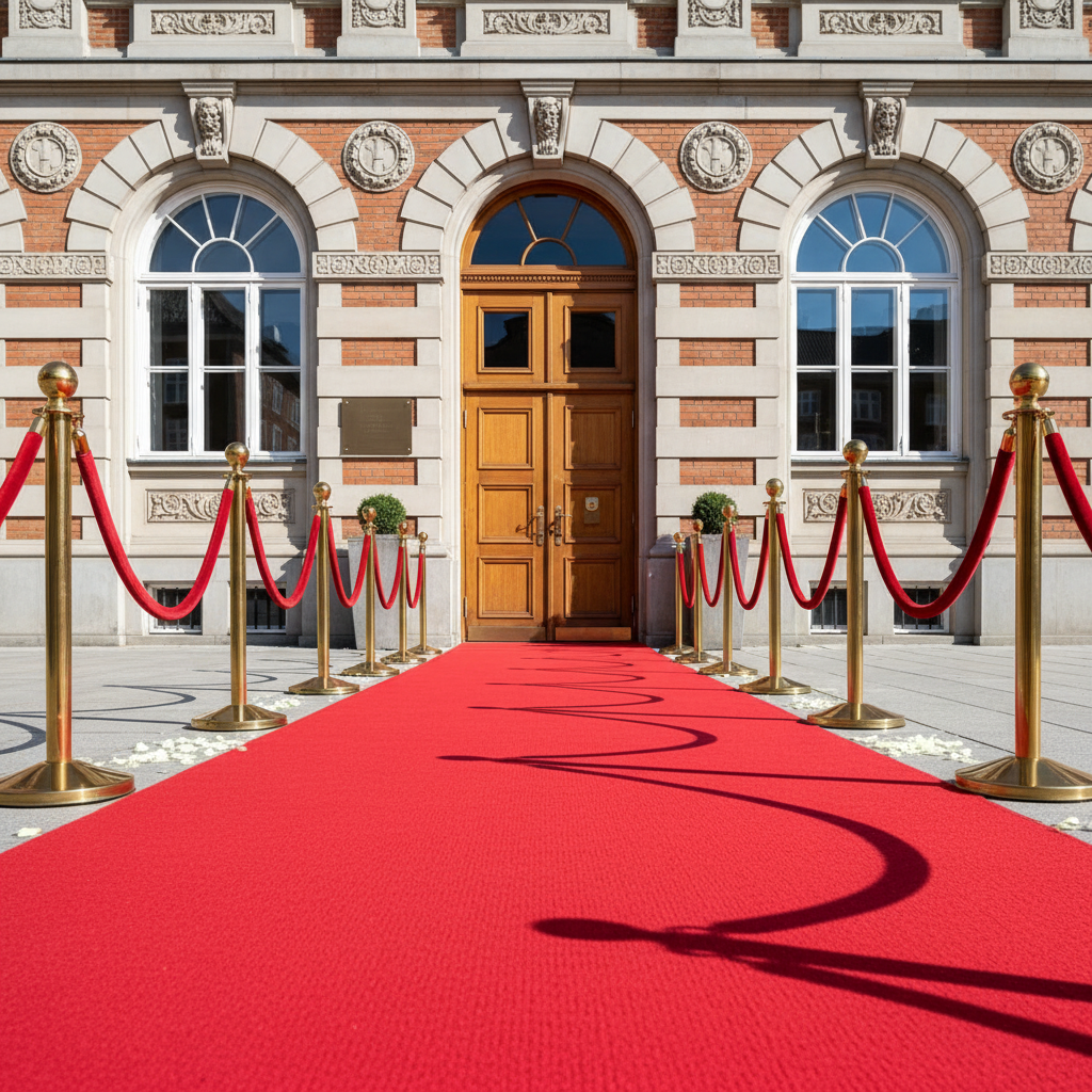 Rød løber 1 x 3 meter