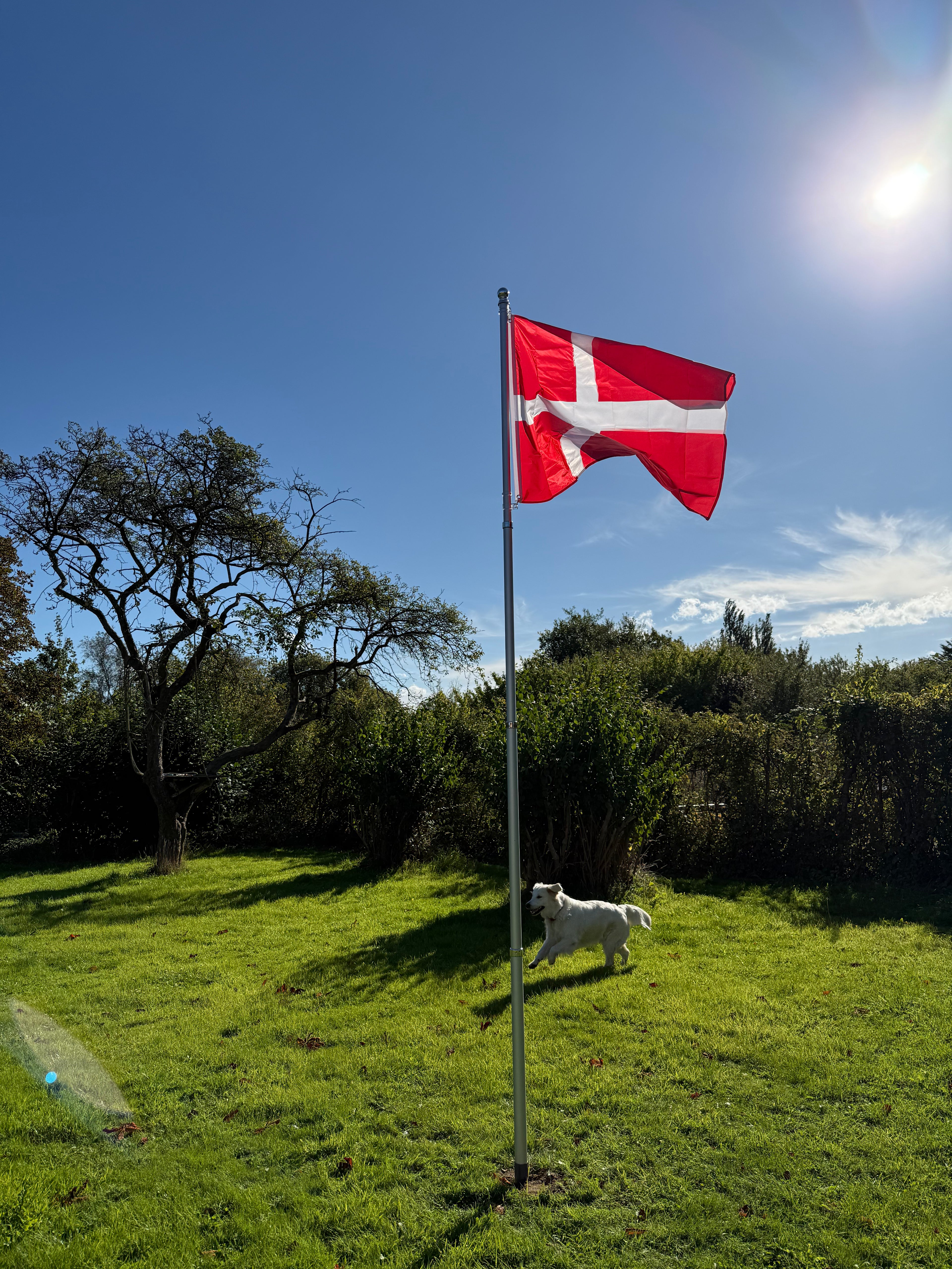 Flagstang teleskop 4 meter